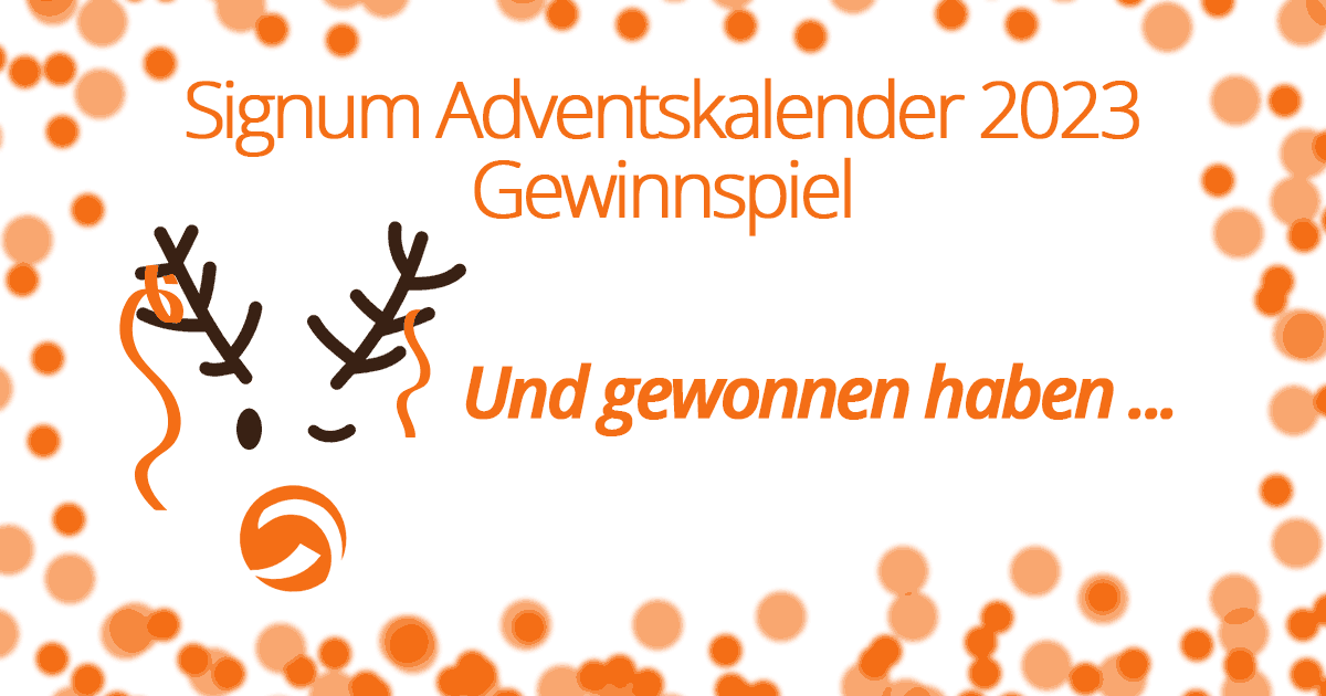 Die Gewinnspiel-Preise sind verlost